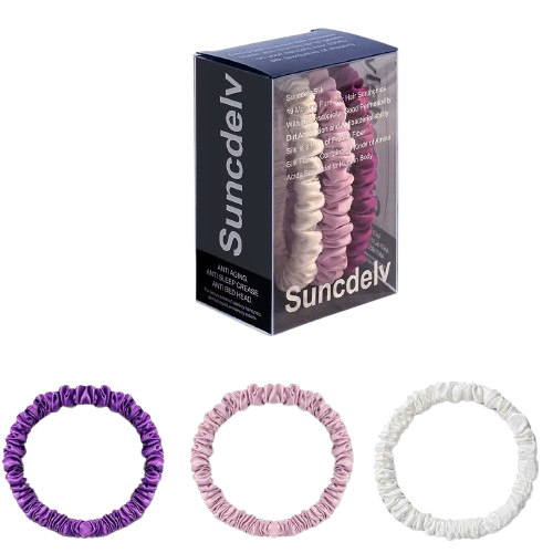 100% Pure Mulberry Silk Hair Scrunchies