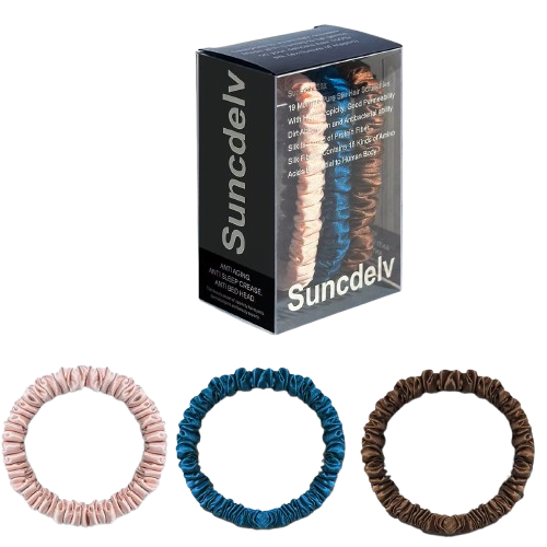 100% Pure Mulberry Silk Hair Scrunchies
