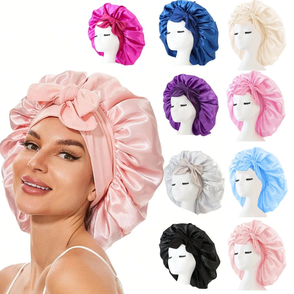 All-Night Satin-Lined Bonnet