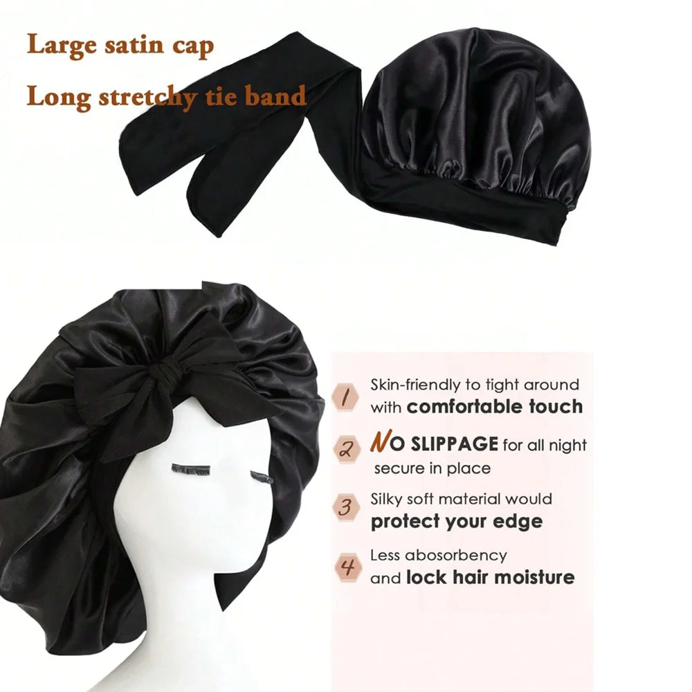 All-Night Satin-Lined Bonnet