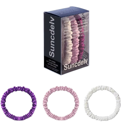 100% Pure Mulberry Silk Hair Scrunchies