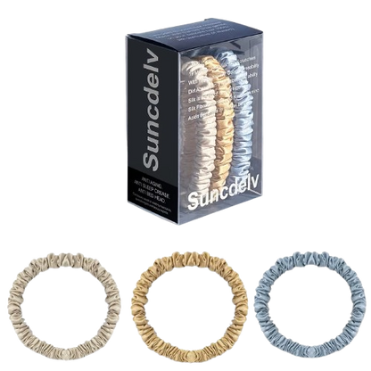 100% Pure Mulberry Silk Hair Scrunchies