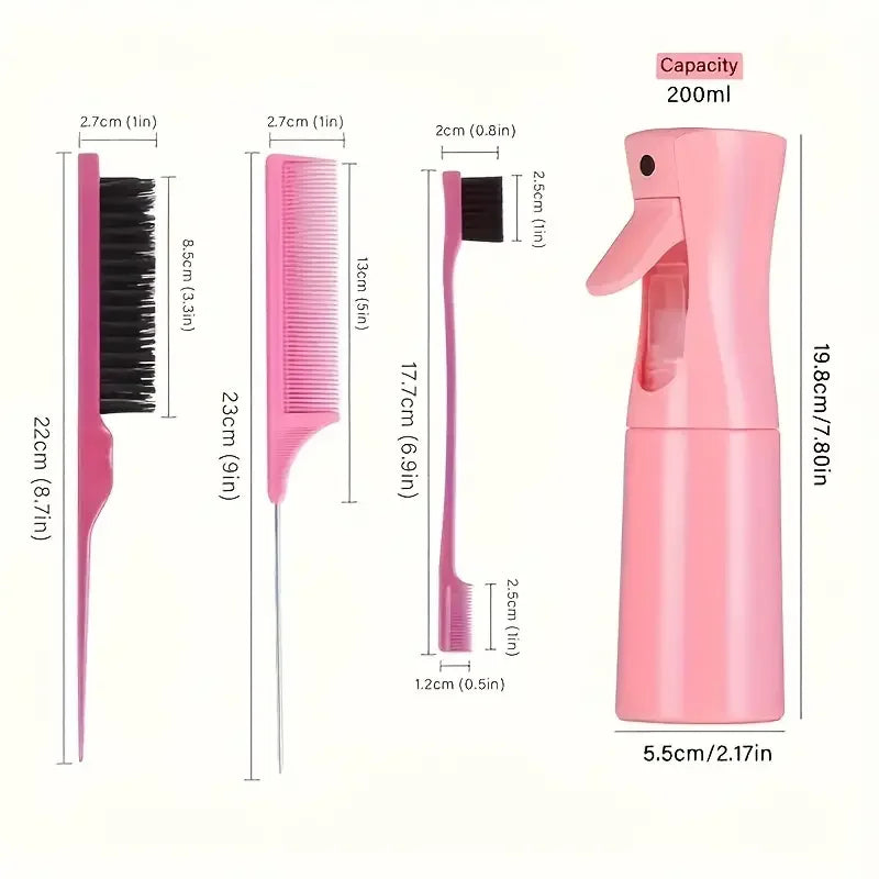 Hairdressing Tools Set - 4 PCS