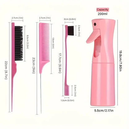 Hairdressing Tools Set - 4 PCS