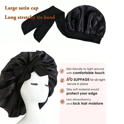 All-Night Satin-Lined Bonnet